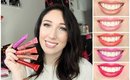 Review + Lip Swatches: Makeup Revolution Lip Lava Liquid Lipsticks