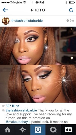 To get more details on this look follow Ashley's sites 
Instagram: thefashionistabarbie
YouTube.com/brownsugah1217 
