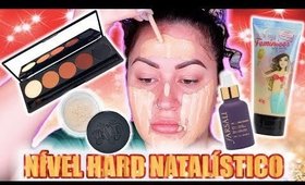FAZENDO REBOCO NÍVEL HARD PRO NATAL - POUCA BASE, TÁ MENINAS? | Duda Fernandes