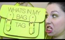 ♡ WHATS IN MY NEON SATCHEL/BAG!! ♡