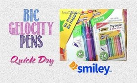 Smiley 360 Mission | BIC Gelocity Quick Dry Pens | PrettyThingsRock