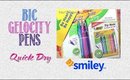 Smiley 360 Mission | BIC Gelocity Quick Dry Pens | PrettyThingsRock