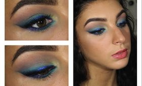 Blue Ombre Makeup Tutorial ♥