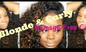 ♥ Damage Free Blonde Curls