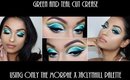 Green and Teal Cut Crease | Morphe X JaclynHill Palette | Divine Beauty By Sathi