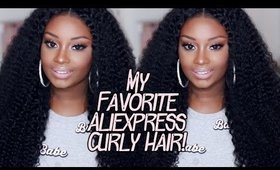 My Favorite Aliexpress Curly Hair Extensions | Elfin Hair | Makeupd0ll