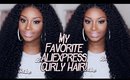 My Favorite Aliexpress Curly Hair Extensions | Elfin Hair | Makeupd0ll
