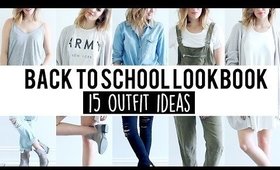 Back To School Lookbook 2015 ♡ 15 OUTFIT IDEAS | JamiePaigeBeauty