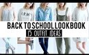 Back To School Lookbook 2015 ♡ 15 OUTFIT IDEAS | JamiePaigeBeauty