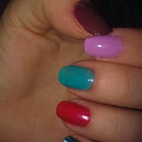 Colorful nails