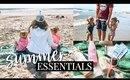 DAY AT THE BEACH! WHAT'S IN MY DIAPER BAG? | Kendra Atkins