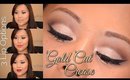 Gold Cut Crease + 3 Lip Options | FromBrainsToBeauty