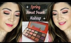Spring Sweet Peach Makeup | Too Faced Sweet Peach Palette