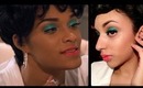 LHHATL Joseline Hernandez Glittery Teal Inspired Makeup Look