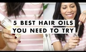 Top 5 Best Oils For Your Hair