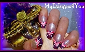 PINK, PURPLE & WHITE FRENCH, TUTORIAL, HOW TO - ♥ MyDesigns4You ♥