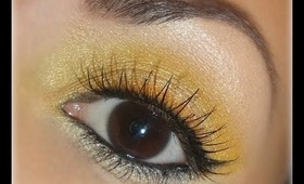 Yellow Eye Shadow Look "Lemon Ice"