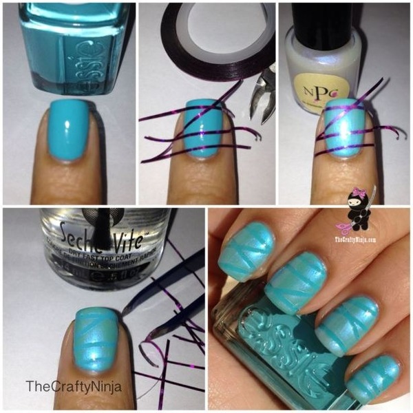 How to use Nail Striping Tape | TheCraftyNinja H.'s (TheCraftyNinja ...