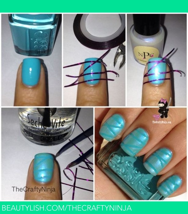 How to use Nail Striping Tape | TheCraftyNinja H.'s (TheCraftyNinja ...