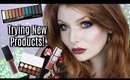 FIRST IMPRESSIONS | Trying NEW Makeup! Rimmel, Smashbox, BH Cosmetics,