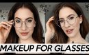 HOW TO WEAR MAKEUP FOR GLASSES: All Of My BEST TIPS ! | Jamie Paige