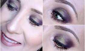 Purple & Lime Green Makeup Tutorial - Palladio Crushed Metallic Eyeshadows