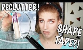 MAKEUP COLLECTION DECLUTTER!!! (SHAPE TAPE?!?) 2018