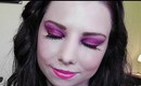 Striking Purple(Black) & Pink Eyeshadow Tutorial