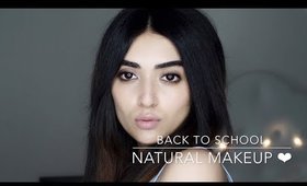 Back To School Natural Makeup Tutorial | No Foundation Makeup ❤