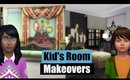 The Sims 4 Parenthood Let's Play Kids Room Makeovers