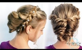 How To: Easy Braid and Twist Updo | Pretty Hair is Fun