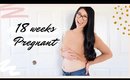 PREGNANCY UPDATE 18 WEEKS - baby bump & symptoms ✨