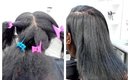 GREY COVERAGE AND SILK WRAP ON TRANSITIONING HAIR
