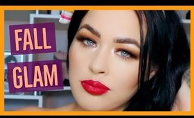 FALL GLAM GET READY WITH ME! FAVORITE FALL MAKEUP!!