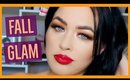 FALL GLAM GET READY WITH ME! FAVORITE FALL MAKEUP!!