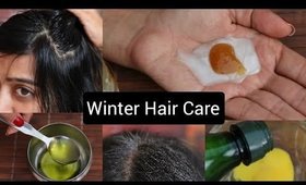 This 5 Step Winter Hair Care Routine Changed My LIFE! _ Dandruff, Dry Rough Hair Remedies