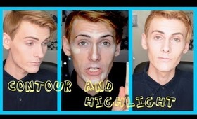 Invisible Contour & Highlight Tutorial ☆ Men & Women ☆ Subtle and Natural Makeup