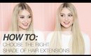 How To: Choose The Right Shade Of Hair Extensions |  Milk + Blush Hair Extensions