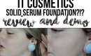 IT Cosmetics Confidence in a Compact SOLID SERUM FOUNDATION First Impressions / demo|