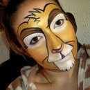 Lion King Inspired Face Painting