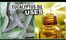 EUCALYPTUS OIL USES for Hair Growth, Hair Loss, Breathe Better, Pain, Insomnia, Aromatherapy, Athsma