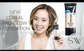 L'oreal Infallible Pro Glow Foundation demo, review, first impression