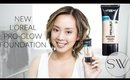 L'oreal Infallible Pro Glow Foundation demo, review, first impression