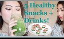 5 Healthy Snack+Drink Ideas!