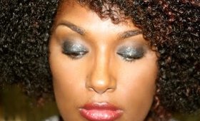 GRWN: Glitter Smokey Eye: New year's Eve Look