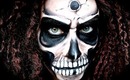Scary/Creepy Skull Makeup Tutorial; Halloween '12