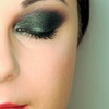 Dark Emerald Make Up look