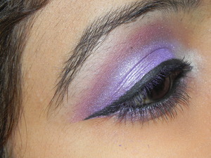 My purple eye look