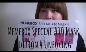 Memebox Special #10 Mask Edition 4 Unboxing