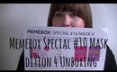 Memebox Special #10 Mask Edition 4 Unboxing